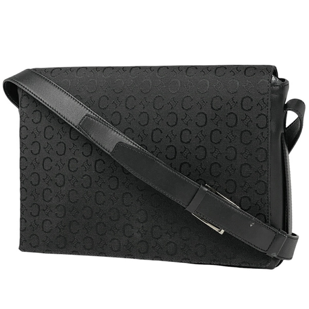 Celine Macadam shoulder bag cross Body Bum Crossbody Belt canvas black